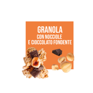 Granola nocciola e cioccolato